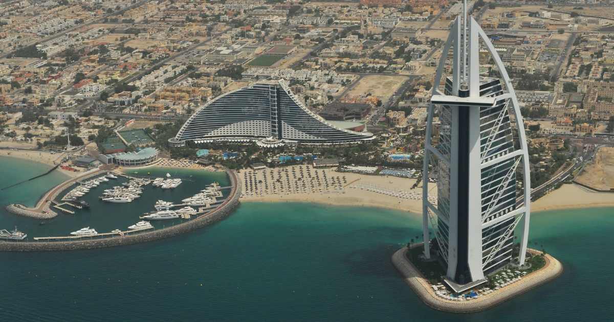 Private Strände und Hotelgelände in Dubai